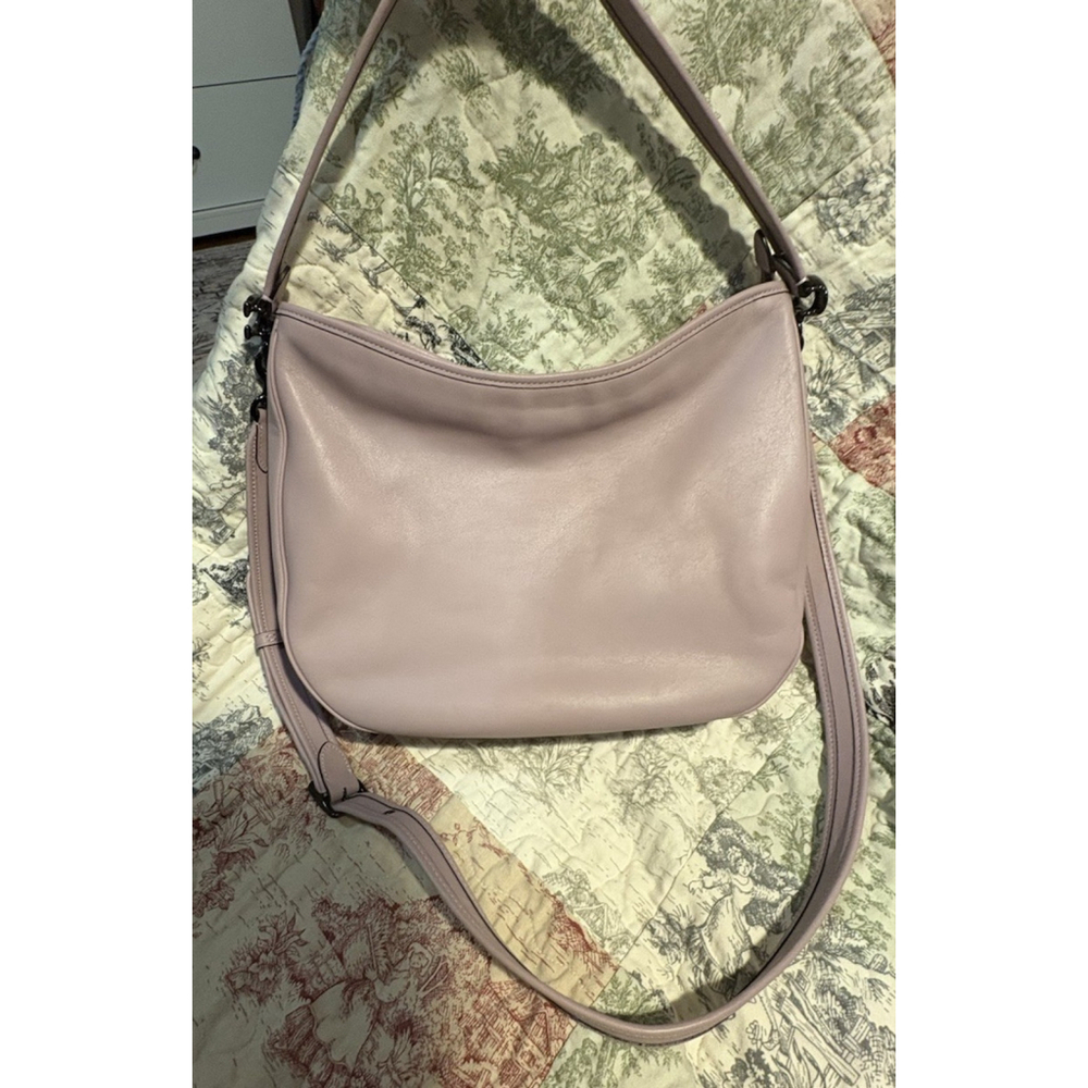 COACH Soft Tabby Hobo in Lilac Purple & Gunmetal Crossbody Shoulder Bag - Picture 6 of 16